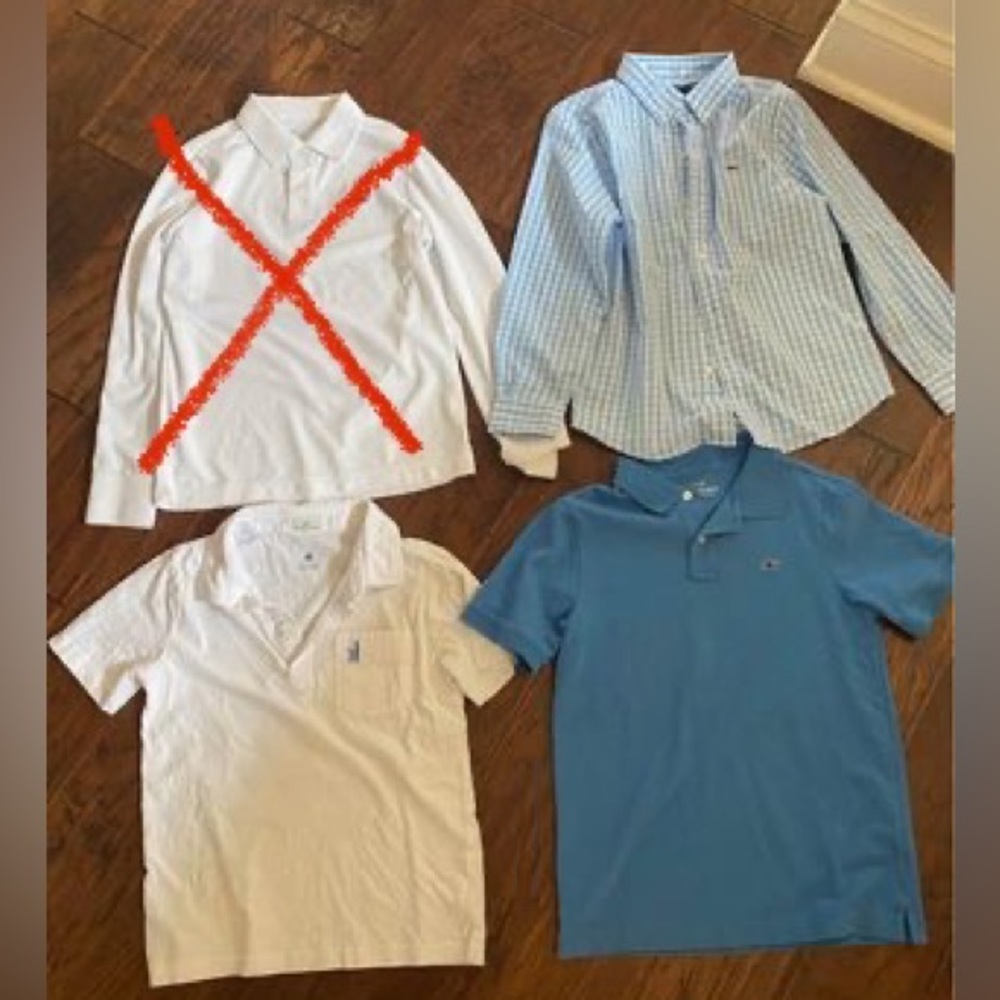 Boys Vineyard Vine/Johnnie-O shirts - Sz 7 (S)